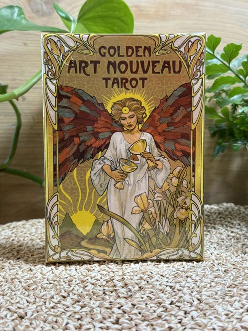 Hovedbilde Golden Art Nouveau Tarot, 22 forgylte kort