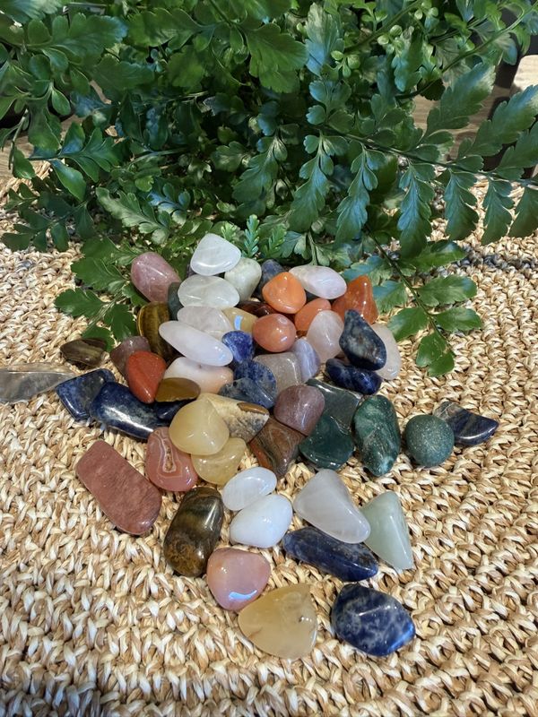 Afrikansk mix tumbles 1 stk, medium