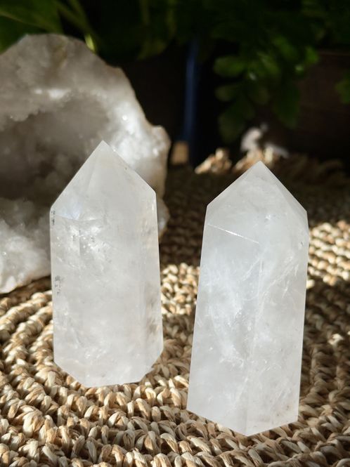 Hovedbilde Bergkrystall tårn 6 cm