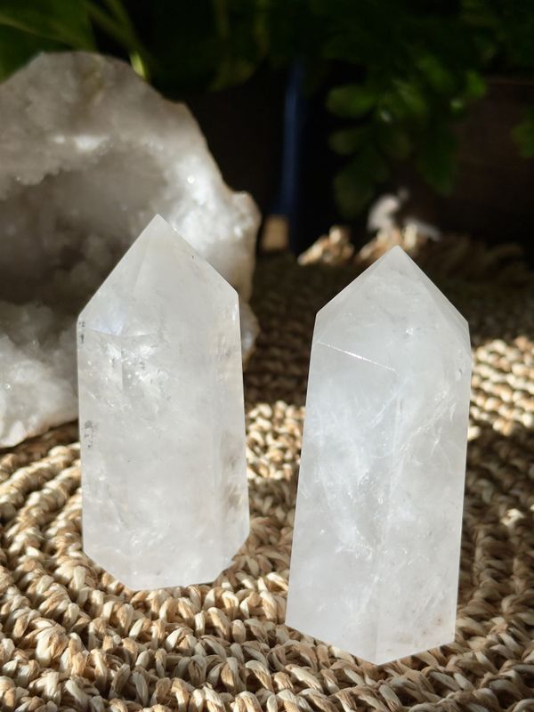 Bergkrystall tårn 6 cm