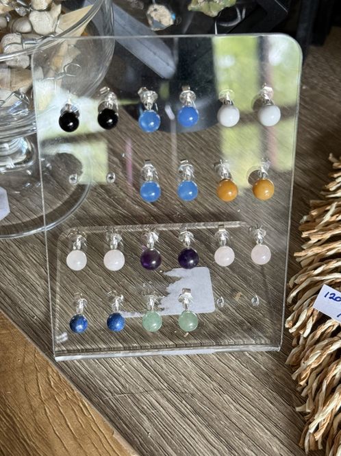 Hovedbilde Øredobber, kule 4 mm, assorterte ...