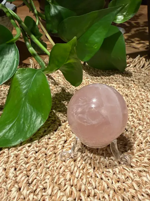 Hovedbilde Rosenkvarts kule 4,4 cm