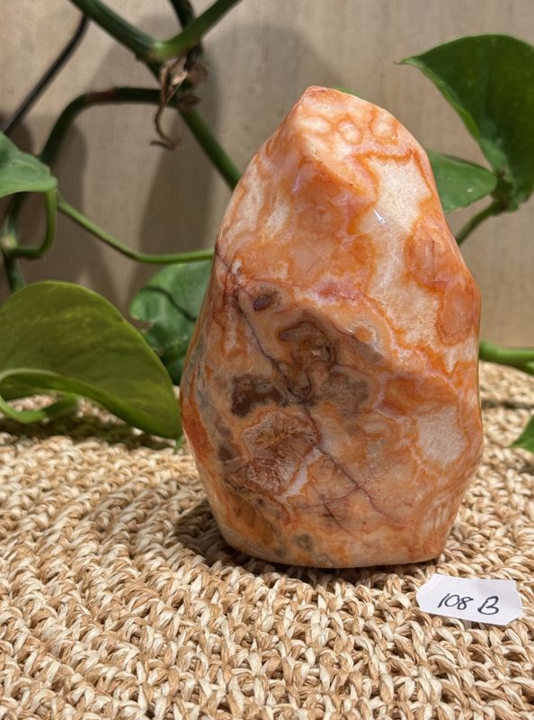 Karneol flamme, 10 cm